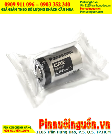 Pin Panasonic CR-2; Pin CR17H250; Pin nuôi nguồn Panasonic CR-2 Industrial lithium 3v _Xuất xứ Indonesia