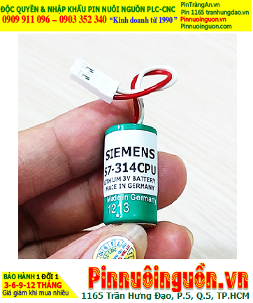 Siemens 143467, Pin nuôi nguồn PLC Siemens 143467 lithium 3V 1/2AA 850mAh _Xuất xứ ĐỨC