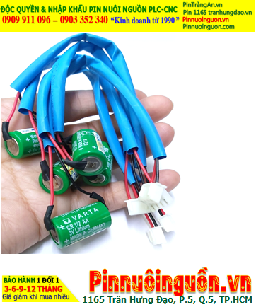 Varta CR1/2AA; Pin nuôi nguồn PLC Varta CR1/2AA 950mAh lithium 3.0v chính hãng _Made in Germany