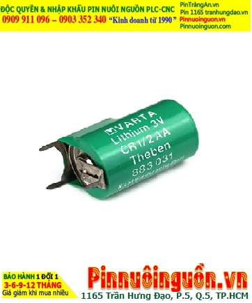 Pin Varta CR1/2AA _Pin CR1/2AA; Pin nuôi nguồn PLC Varta CR1/2AA 1/2AA 950mAh _Made in Germany