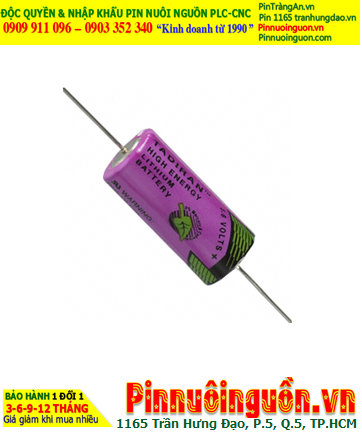 Tadiran TL-5955 (trục thép 2 chấu hàn); Pin nuôi nguồn Tadiran TL-5955 lithium 3.6v 2/3AA 1650mAh _Xuất xứ Israel