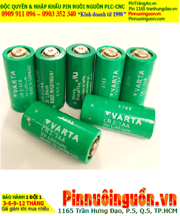 Pin Varta CR2/3AA; Pin nuôi nguồn PLC Varta CR2/3AA 1350mAh _ Made in Germany (Đức)