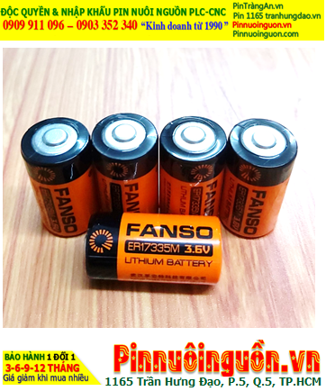 Pin Fanso ER17335M; Pin ER17335M; Pin Nuôi nguồn Fanso ER17335M lithium 3.6v 2/3A 1700mAh