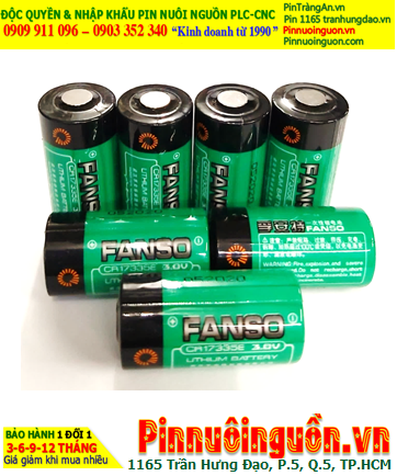 Fanso CR17335E; Pin nuôi nguồn FANSO CR17335SE  2/3A lithium 3v chính hãng
