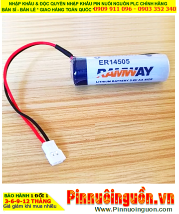 RAMWAY ER14505; Pin nuôi nguồn RAMWAY ER14505 AA 2700mAh 3.6v (ZẮC CẮM) chính hãng