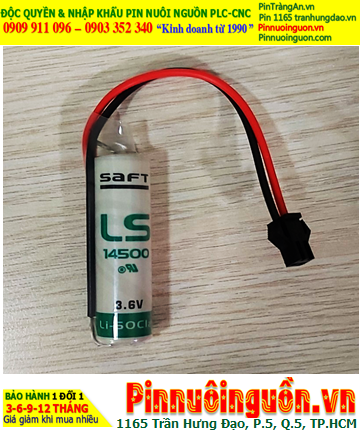Pin Saft LS14500 _Pin LS14500; Pin nuôi nguồn PLC Saft LS14500 lithium 3.6v AA 2600mAh _Xuất xứ Pháp