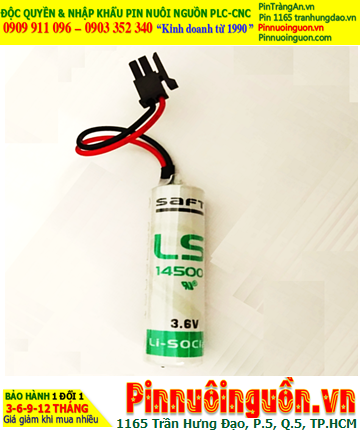 Saft LS14500 _Pin LS14500; Pin nuôi nguồn PLC Saft LS14500 lithium 3.6v AA 2600mAh _Xuất xứ Pháp