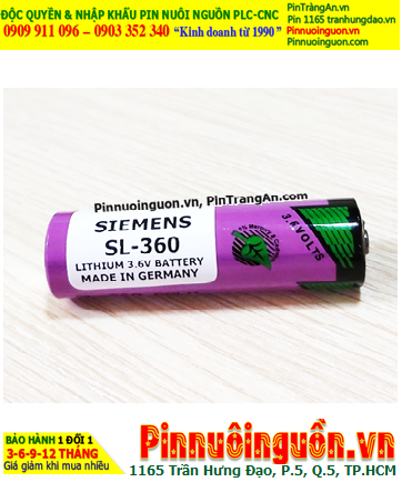 Siemens SL-360; Pin nuôi nguồn Siemens SL-360 lithium 3.6v AA 2400mAh chính hãng _Xuất xứ Đức