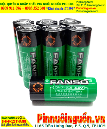 FANSO CR17450SE; Pin nuôi nguồn FANSO CR17450E lithium 3.0v 2200mAh chính hãng