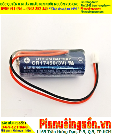 Pin Maxell CR17450; Pin nuôi nguồn Maxell CR17450 lithium 3v 2600mAh chính hãng  _Xuất xứ Nhật