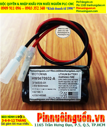 Pin HW9470932; Pin nuôi nguồn Yaskawa HW9470932 chính hãng _Xuất xứ Nhật