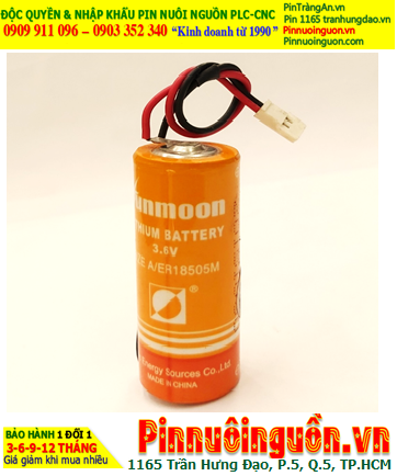 Pin ER18505M _Pin Sunmoon ER18505M; Pin nuôi nguồn Sunmoon ER18505M lithium 3.6v 3200mAh chính hãng