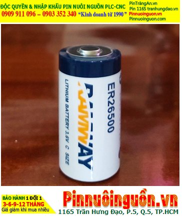 Pin ER26500_Pin RAMWAY ER26500; Pin nuôi nguồn RAMWAY ER26500 C 9000mAh 3.6v chính hãng