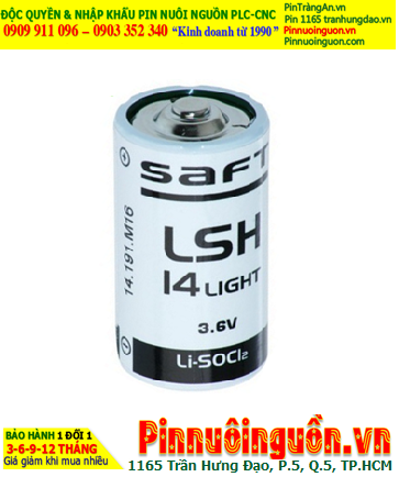 Saft LSH14 Light, Pin nuôi nguồn PLC Saft LSH14 Light Lithium 3.6v C 3600mAh (Xuất xứ Pháp)
