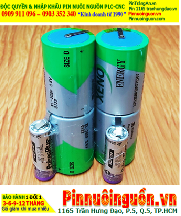 XENO XL-205F, Pin nuôi nguồn PLC XENO XL-205F lithium 7.2v 19000mAh (2 viên ghép đôi như hình)