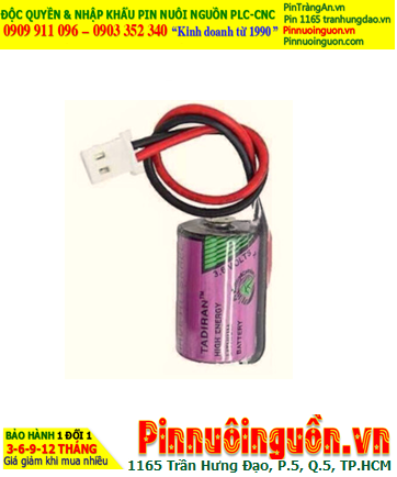 Tadiran TL-5902(Zắc cắm); Pin nuôi nguồn 1/2AA 3.6v 1200mAh Tadiran TL-5902 chính hãng _Made in Israel