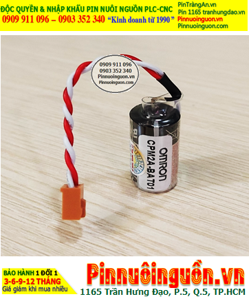 Pin CQM1H ; Pin nuôi nguồn Omron CQM1H lithium 3.6v 1/2AA 1200mAh chính hãng _Xuất xứ NHật