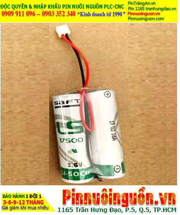 Saft 2LS17500, Pin nuôi nguồn PLC Saft 2LS17500 lithium 3.6v 7200mAh chính hãng _Xuất xứ Pháp