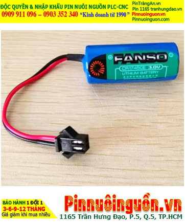 FANSO CR17450E; Pin nuôi nguồn FANSO CR17450E lithium 3.0v 2200mAh (ZẮC ĐEN) chính hãng