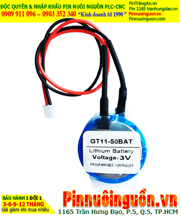 Mitsubishi GT11-50BAT; Pin GT11-50BAT; Pin nuôi nguồn PLC Mitsubishi GT11-50BAT _Made in Japan