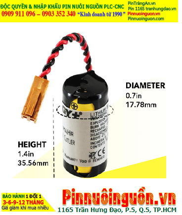 Pin FANUC A02B-0118-K111; Pin A02B-0118-K111; Pin nuôi nguồn FANUC A02B-0118-K111 _Made in Japan