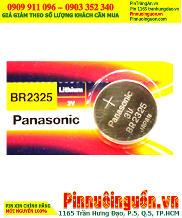 Pin Panasonic BR2325 _Pin BR2325; Pin nuôi nguồn Panasonic BR2325 lithium 3v _Made in Indonesia