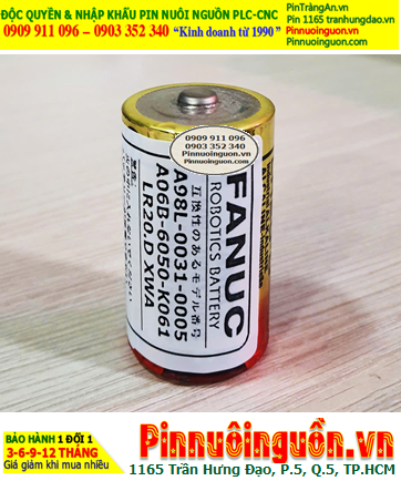 FANUC A06B-6050-K106 _Pin nuôi nguồn FANUC A06B-6050-K106 Alkaline 1.5v _Made in Belgium