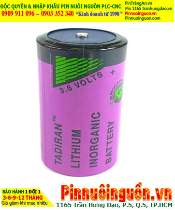 TADIRAN TLH-5930, Pin nuôi nguồn PLC TADIRAN TLH-5930 lithium 3.6v 17000mAh (Loại chịu nhiệt cao đến 125°C)