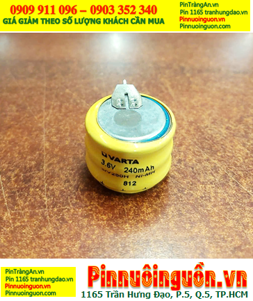 Pin sạc Varta 3/V250H (3.6v-240mAh); Pin nuôi nguồn Varta 3/V250H (3.6v-240mAH), Xuất xứ ĐỨC