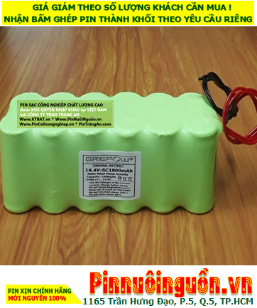 Pin sạc khối 12N-1600SCB (14.4v 1600mAh) chính hãng | HÀNG CÓ SẲN -Bảo hành sử dụng 1 năm