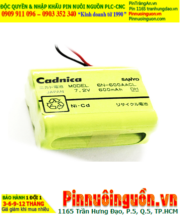 Pin nuôi nguồn SANYO 5KF-A1200 Rechargeable battery (6v-A1200mAh) | ĐANG CÒN HÀNG