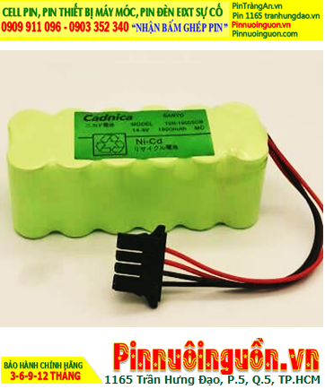 Sanyo Cadnica 12N-1700SCK / 12N-1700SCR- 14.4 Volt, 1700mAh chính hãng Made in Japan | hàng có sẳn
