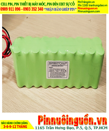 Pin sạc 24v-AA700mAh, Pin nuôi nguồn 24v-AA700mAh, Pin sạc GREPOW 24v-AA700mAh chính hãng