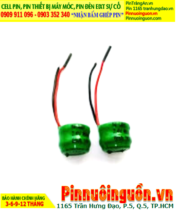 Pin sạc 2.4v-80mAh(2/V80H); Pin sạc NiMh 2.4v-80mAh(2/V80H); Pin nuôi nguồn 2.4v-80mAh(2/V80H)