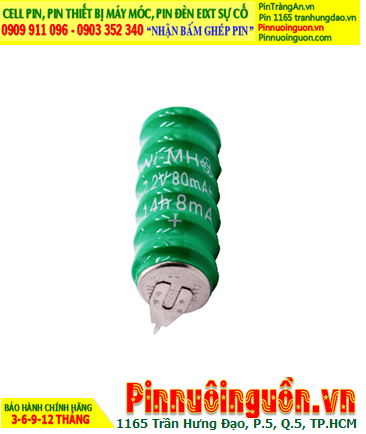 Pin sạc 7.2v-80mAh (Pin sạc 6/V80H); Pin nuôi nguồn NiMh 7.2v-80mAh (Pin sạc 6/V80H) chính hãng