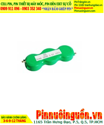 Pin sạc 3.6v-40mAh (Pin sạc 3/V40H); Pin nuôi nguồn NiMh 3.6v-40mAh(3/V40H) chính hãng