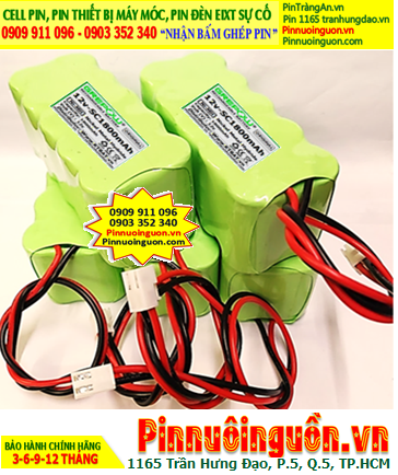 Pin sạc 12v-SC1800mAh, Pin sạc NiMh 12v-SC1800mAh, Pin sạc GREPOW 12v-SC1800mAh chính hãng
