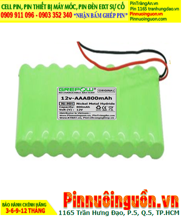 Pin sạc 12v-AAA800mAh, Pin sạc NiMh 12v-AAA800mAh, Pin sạc GREPOW 12v-AAA800mAh chính hãng