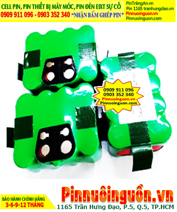 Pin sạc 14.4v-SC3000mAh; Pin sạc NiMh 14.4v-SC3000mAh; Pin sạc iRobot 14.4v-SC3000mAh chính hãng