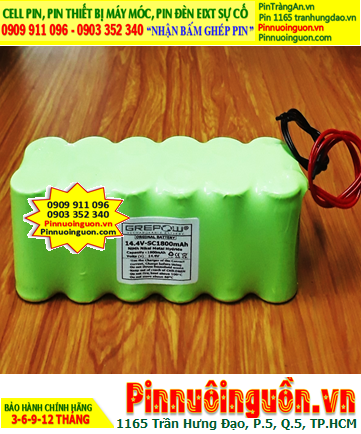 Pin sạc 14.4V-SC1800mAh, Pin sạc NiMh 14.4V-SC1800mAh, Pin sạc chất lượng cao GREPOW 14.4V-SC1800mAh