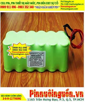 Pin sạc 14.4v-SC3000mAh, Pin sạc NiMh 14.4v-SC3000mAh, Pin sạc chất lượng cao GREPOW 14.4v-SC3000mAh