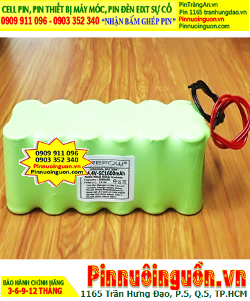 Pin sạc 14.4v-SC1600mAh, Pin sạc NiMh 14.4v-SC1600mAh, Pin sạc chất lượng cao GREPOW 14.4v-SC1600mAh