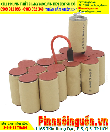 Pin sạc 18v-SC3000mAh, Pin máy khoan 18v-SC3000mAh /Nhận thay pin máy khoan 18v-SC3000mAh