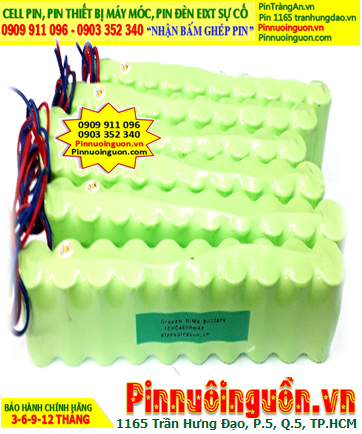 Pin sạc 24v-C4500mAh, Pin sạc NiMh 24v-C4500mAh, Pin sạc GREPOW 24v-C4500mAh chính hãng