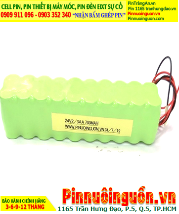 Pin sạc 24v-2/3AA700mAh; Pin sạc NiMh 24v-2/3AA700mAh, Pin GREPOW 24v-2/3AA700mAh chính hãng