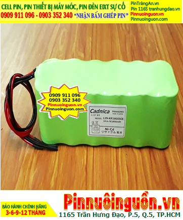 Panasonic CADNICA 12N-KR1800SCE Pin nuôi nguồn 12N-KR1800SCE (14.4V-1800mAh), Xuất xứ NHẬT