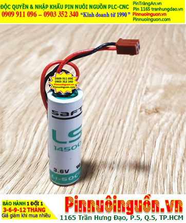 Saft LS14500 (Zắc VTC); Pin nuôi nguồn PLC Saft LS14500 lithium 3.6v AA 2600mAh _Xuất xứ Pháp