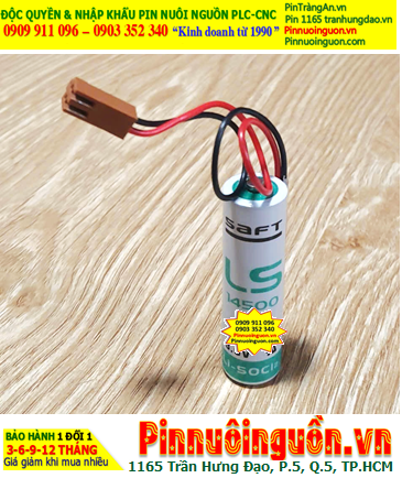 Saft LS14500 (Zắc JEA2.54); Pin nuôi nguồn PLC Saft LS14500 lithium 3.6v AA 2600mAh _Xuất xứ Pháp