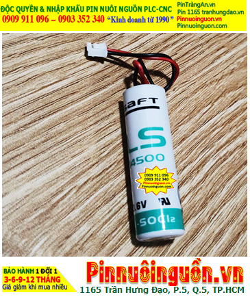 Saft LS14500 (Zắc PH2.0-2P); Pin nuôi nguồn PLC Saft LS14500 lithium 3.6v AA 2600mAh _Xuất xứ Pháp