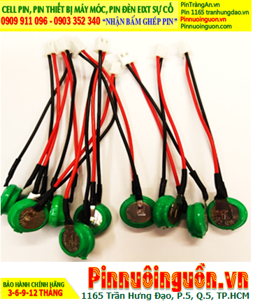 Pin sạc 1/V80H NIMH-NICD Rechargeable Battery 1,2V-80mAh nuôi nguồn CMOS - PLC | hàng có sẳn